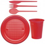 Economical Disposable TableWare Red